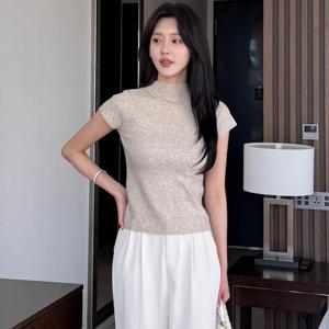 [모리스커밍홈] 반하이넥 캡소매 니트_M2505KN618B