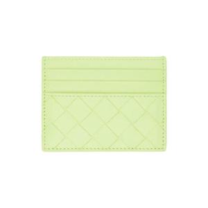 Bottega Veneta 카드지갑 그린 인트레치아토 카드 지갑 232798F037005