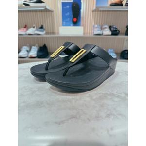 [FITFLOP][피노] FFSO5E151BK 25S S 골드 트림 레더 블랙 여성 토포스트