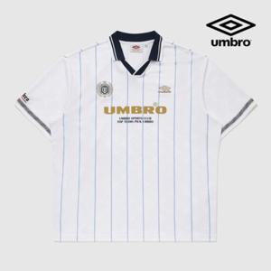 [엄브로] HBL BLOKE OG 패턴 스트라이프 반팔 저지 UQ221CRJ52 WHT