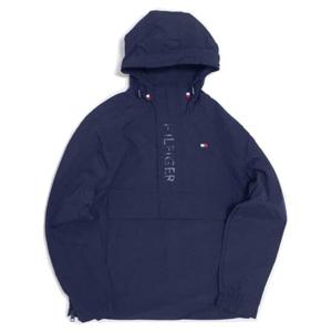 타미힐피거 팝오버 나일론 골프 아노락 네이비 153AN896