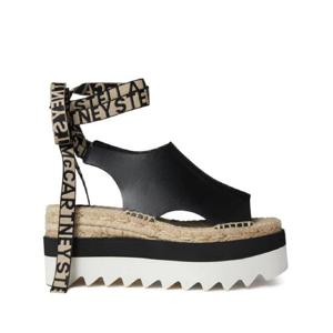 Stella McCartney 가이아 로고 리본 플랫폼 에스파드리유 810344E00178