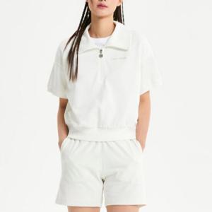 뉴발란스반팔티 KQJ NBNCE2W312-64 여성 썸머 에코 반집업 반팔 맨투맨(SEMI-OVER FIT)