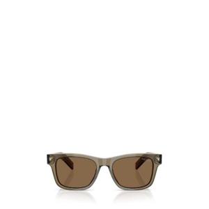 남성 Prada Eyewear 스퀘어 프레임 선글라스 18T70F