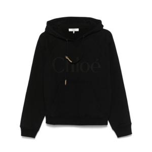 끌로에 후드 티셔츠 25SJH10189001 Black