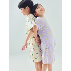 [탑텐키즈]MKF2UI3002 공용) 뱀부 반팔 라운지 셋업