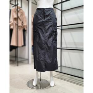 [SI] SI밴딩 앞트임 롱 스커트SISAE23730