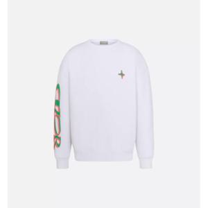 크리스챤디올 후드 티셔츠 513J670A0531086 White