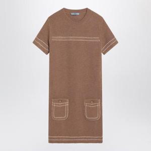 프라다 미디 원피스 23A08OOO1ISX BROWN