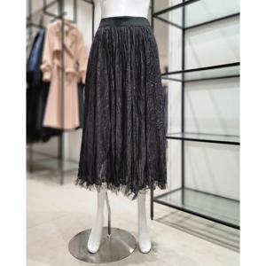 [SI] SI밴딩 레이스 배색 포인트 스커트SISAE2305