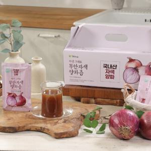 자연식품 시즌2 무안 자색 양파즙(국내산) 100ml 140팩