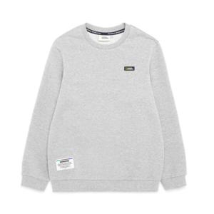 [내셔널지오그래픽 키즈] K223USW910 키즈 폴하스 스몰로고맨투맨 GREY
