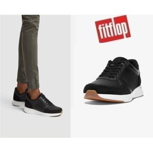핏플랍 [FITFLOP] FFSO3E790BK 23SS 아나토미플랙스 스웨이드 남성스니커즈_블랙