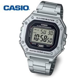 [정품] 카시오 CASIO 7년전지 남성 전자 메탈시계 W-218HD-1A