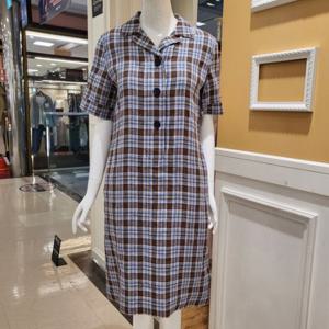 [BCBG] 비씨비지 여름23 리코 체크 원피스 B3B4O688