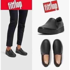 핏플랍 [FITFLOP] FFSO3F034BK 23FW 랠리 레더 슬립온_올블랙 여성슬립온
