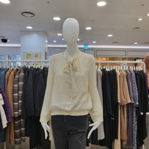 [올리비아하슬러]라운드리본타이블라우스bl203iv