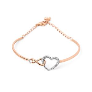 스와로브스키 5518869 Infinity 하트 뱅글 팔찌