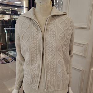 [BCBG] 비씨비지 봄24 케이블 변형 후드 가디건 B4A1K101