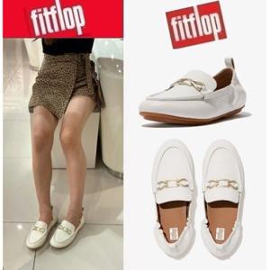 핏플랍 [FITFLOP] FFSO4E101CR 24SS 알레그로 체인 레더 로퍼_크림 여성