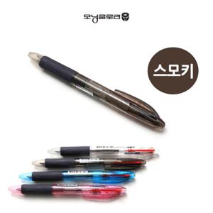 모닝글로리 슬립온 4색 볼펜 0.7 스모키 1다스 12개입