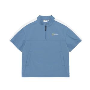 [내셔널지오그래픽 키즈] K222UFT270 우븐 반집업 풀집업 점퍼 HARBORBLUE