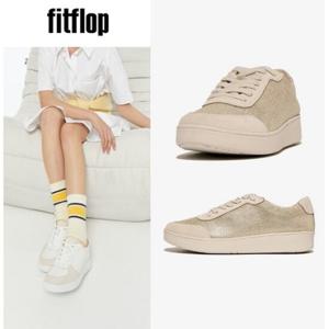 핏플랍 [FITFLOP] FFSO4E041GD 24SS 랠리 글리츠 캔버스 스니커즈_골드 여성
