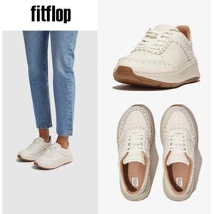 핏플랍 [FITFLOP] FFSO4E045WT 24SS F-모드 스티치 플랫폼 스니커즈_화이트 여성