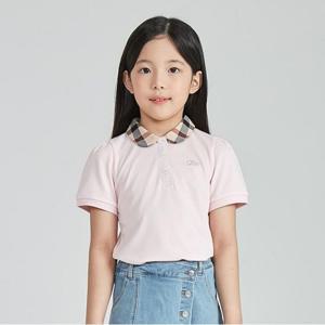 [닥스 리틀]닥스키즈 체크카라 피케티셔츠 (DTM11TP57M_PK)