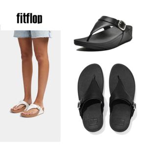 핏플랍 [FITFLOP] 루루 버클 레더 여성쪼리 FFSO4E307BK 블랙