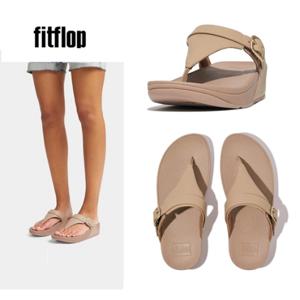 핏플랍 [FITFLOP] 루루 버클 레더 여성쪼리 FFSO4E307I3 베이지 6색상