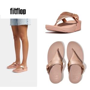 핏플랍 [FITFLOP] 루루 버클 레더 여성쪼리 FFSO4E307P4 로즈골드 6색상