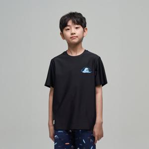 [내셔널지오그래픽 키즈] K242URG710 데일리 워터 반팔티-1 CARBONBLACK