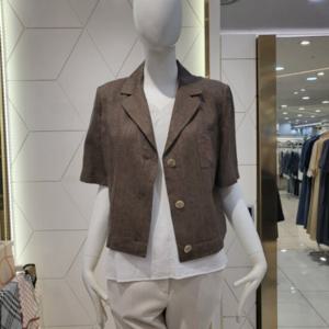 [올리비아하슬러]린넨크롭반팔자켓103BR1