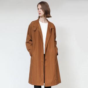 [보니스팍스](본사직영)하이넥 히든버튼 A라인 바바리-BB32BB020