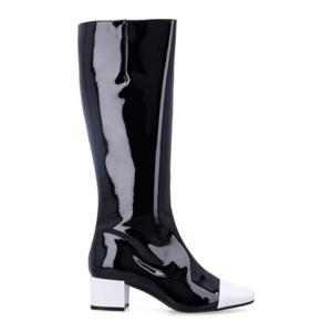 카렐 페리스 부츠 24A331592 BLACK WHIT BLACK WHITE
