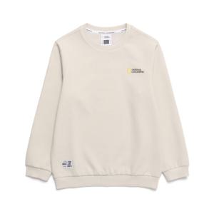 내셔널지오그래픽키즈 K243USW960 ESG 그래픽 맨투맨 BONE