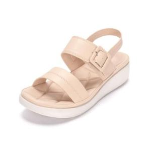 [무크]여성 캐주얼 샌들 4cm 아이보리 422520AQ
