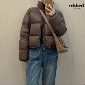 [위시드]데일리 하이넥 캐쥬얼 집업 패딩 점퍼 (WIADJP005)