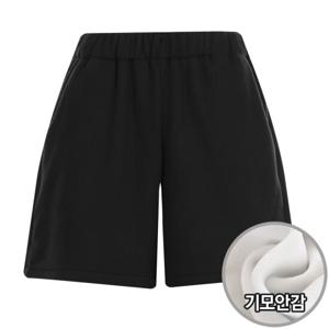 샵앤) 여성 허리벤딩 스웨이드 반바지 PIC-WPT-20084-블랙