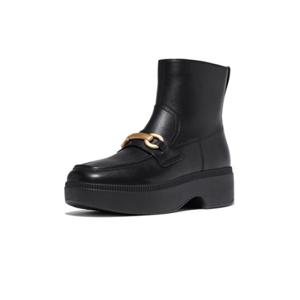 핏플랍 FITFLOP FFSO4F621BK 24FW F-루마 웨지 청키 여성 앵클부츠 블랙