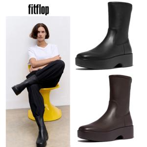 핏플랍 FITFLOP FFSO4F622CL 24FW F-루마 레더 여성 앵클부츠 2종택1