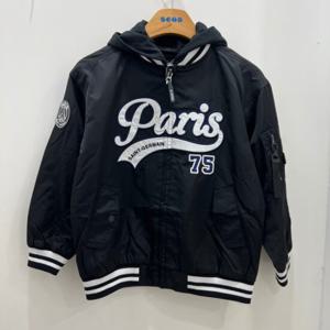 [에스핏]PSG 후드 탈착 보머 점퍼 - 블랙 (SJY509MFJP60)