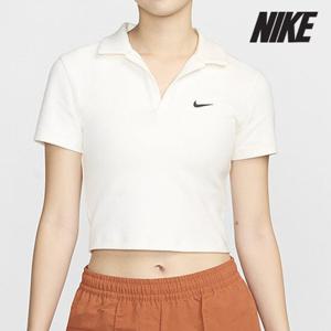[나이키] 반팔티 /K18- DV7885-133 / 우먼스 스포츠웨어 에센셜 반팔 폴로 탑