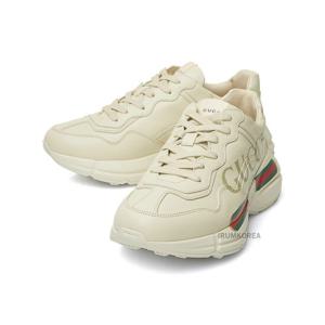 [구찌] FW24 남성 롸이톤 가죽 스니커즈 500877 DRW00 9522