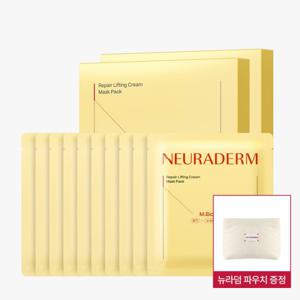 [3단 풀케어/1 +1] 뉴라덤 리페어 리프팅 크림 마스크팩 (10매)