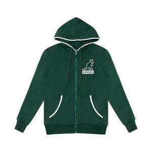 캉골 테니스 집업후드 K96155 Dark Green
