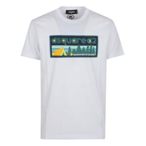 디스퀘어드2 반팔 티셔츠 S74GD1395 D20020 100 WHITE