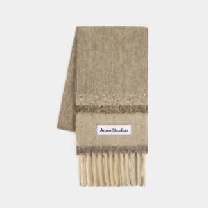 아크네 스튜디오 머플러 스카프 CA0344AFQ BROWN BEIGE DOM