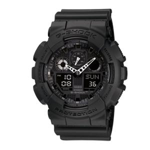 [지샥]GA-100-1A1DR LIC 빅페이스 올블랙 아날로그와 디지털의